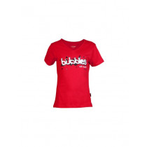 Doodle Girl Bubbles Red Tops