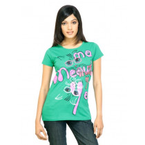 Jealous 21 Women Casual Top Green Tops