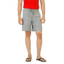 Hanes Men Knitted Grey Shorts