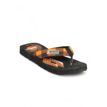 Lotto Men's Bavarian Black Yellow Flip Flop
