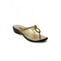 Rocia Women Gold Toned Flats