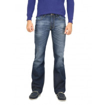 Locomotive Men Washed Blue Jeans