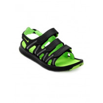 Nike Men Black and Green Sandals