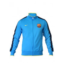 Nike Men Printed Blue Jackets