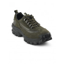 Woodland Men  Olive Green Casual Shoes