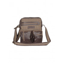 ADIDAS Men Organizer Brown Sling Bag