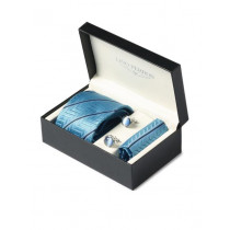 Lino Perros Men Formal Blue Accessory Gift Set