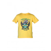Doodle Boys Printed Yellow T-shirt