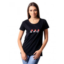 Tantra Women Black Facebook T-shirt