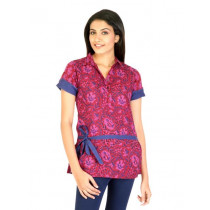 Mother Earth Women Renu Pink Kurtis