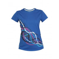 Nike Women Printed Blue Tshirts