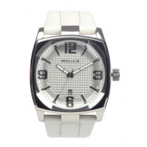 Police Men White Dial Watch PL12963JS-01