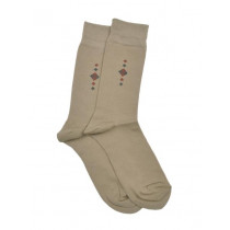 Reid & Taylor Men Solid Beige Socks