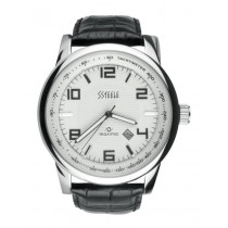 Maxima Ssteele Men White Watch