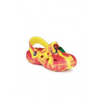 Marvel Boys Yellow and Orange Slippers