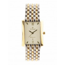 Titan Men Gold Dial Watch
