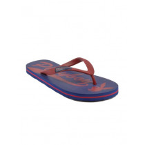 Playboy Men Red & Blue Flip Flops
