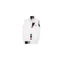 United Colors of Benetton Boys White Waistcoat