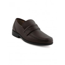 Clarks Men Brown Leather Penny Loafers