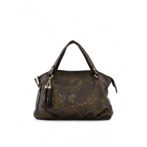 Lino Perros Women Flower Brown Handbag