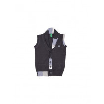 United Colors of Benetton Boys Navy Blue Waistcoat
