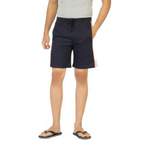 Hanes Men Knitted Blue Shorts
