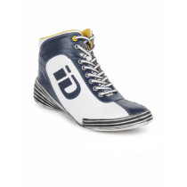 ID Men White & Blue Shoes