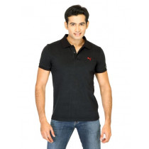 Puma Men Jersey Black Polo Tshirts