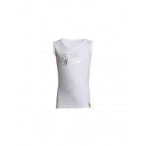 Gini and Jony Girls Printed White Top