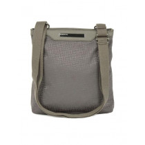 United Colors of Benetton Women Solid Grey Handbags