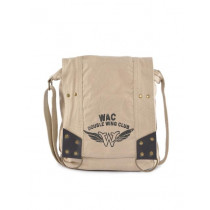 Wrangler Unisex Canvas Khaki Sling Bag