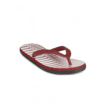 ADIDAS Men Red Linear Flip Flops