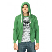 Status Quo Men Solid Green Sweatshirt