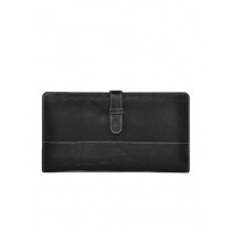 Newhide Black Unisex Casual Passport Holder