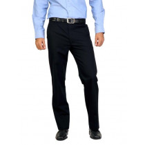 Arrow  Men Solid Black Trousers