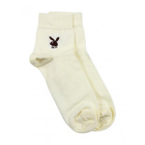 Playboy Men Cream Socks