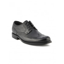 Clarks Men Dino Limit Leather Black Formal Shoes