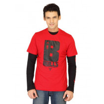 ADIDAS Men NBA Bold Red T-shirts