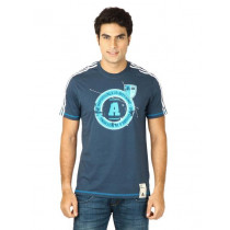 ADIDAS Men Co Graphic Navy Blue Tshirts