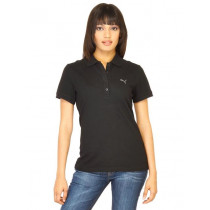 Puma Women's Ess Black Polo Tshirts
