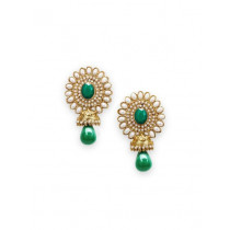 Royal Diadem Green Earrings