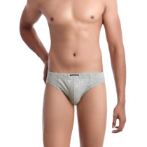 Peter England Men Essentials Grey  Melange Brief