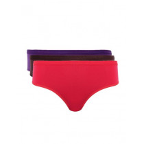 Enamor Women Pack of 3 Mid-Rise Bikini Brief