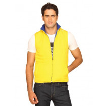 Reebok Men Reversible Blue & Yellow Jacket