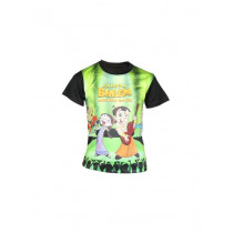 Chhota Bheem Kids Boys Lets Rock Green T-shirt