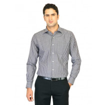 Belmonte Men Check Grey Shirts