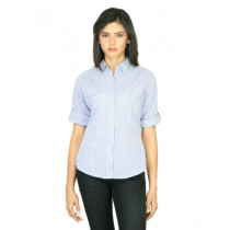 Wrangler Women Double Blue Shirt