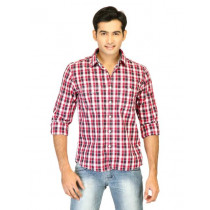 Belmonte Men Check Red Shirts