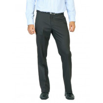 John Miller Men Striped Brown Trousers