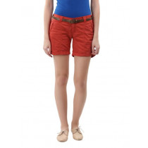 Allen Solly Women Red Shorts